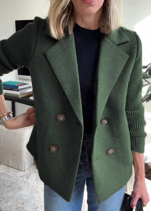Women's Tailored Mid-Length Coat, Button Front | Sleek Silhouette, Elegant Detailing | 5 Colorways | S–5XL