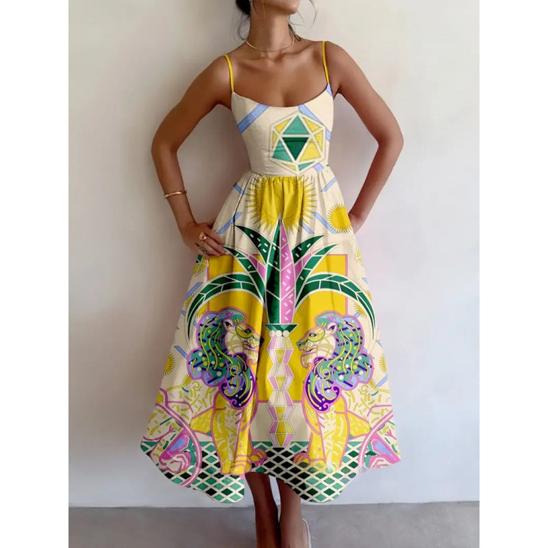 Zephyrelle™ | Sun Temple Midi Dress