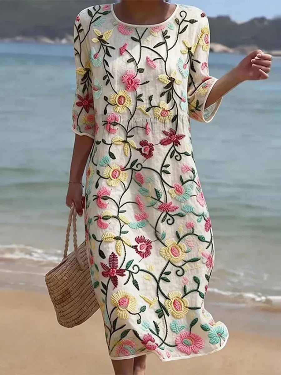 Florielle™ | Women's Floral Pattern Dress