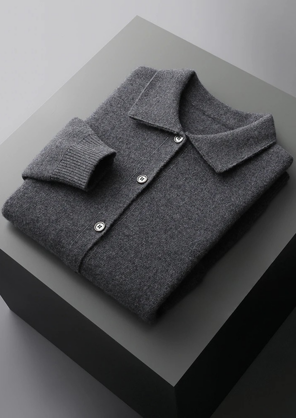 Micah Mens Cashmere Knit Jacket