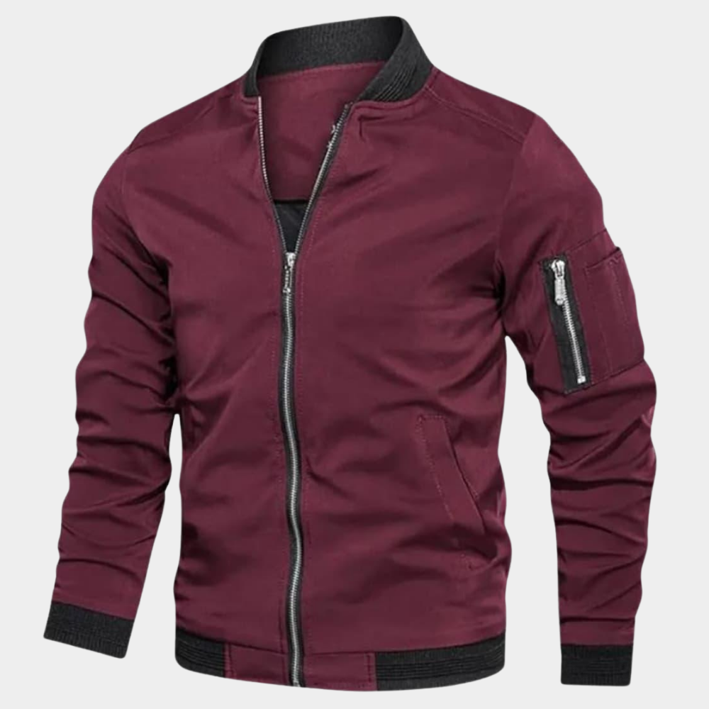Silvan | Herren Klassische Sommer-Bomberjacke — Leichte Bomber in 4 Farben S–3XL | Westmere