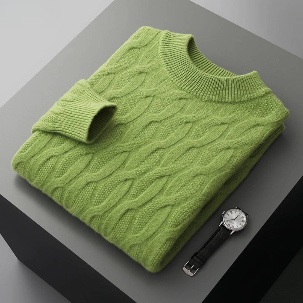 Patrick - Elegant pattern cashmere sweater