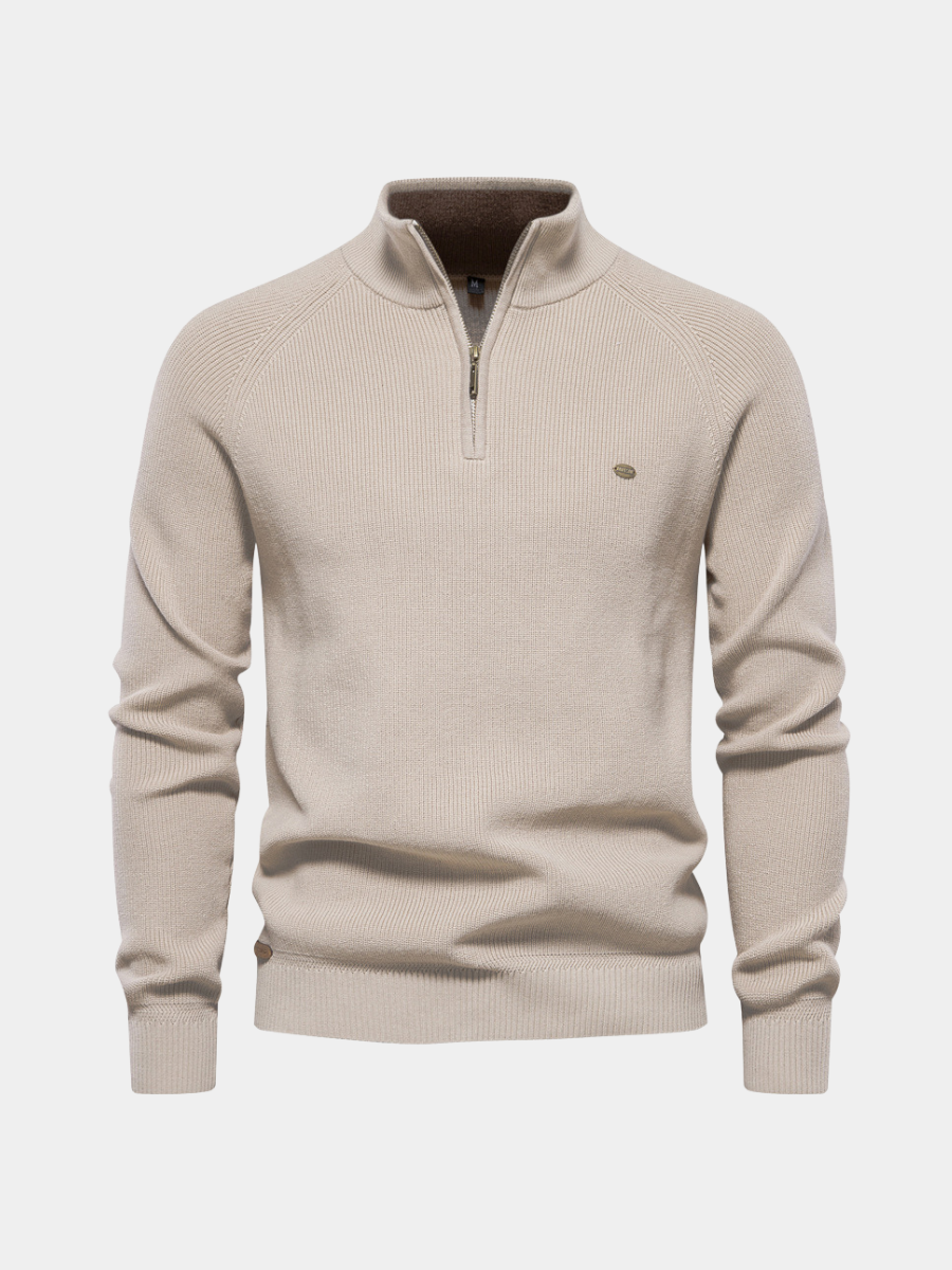 Noah Mens Half Zip Up Sweater, Silky Soft Inside