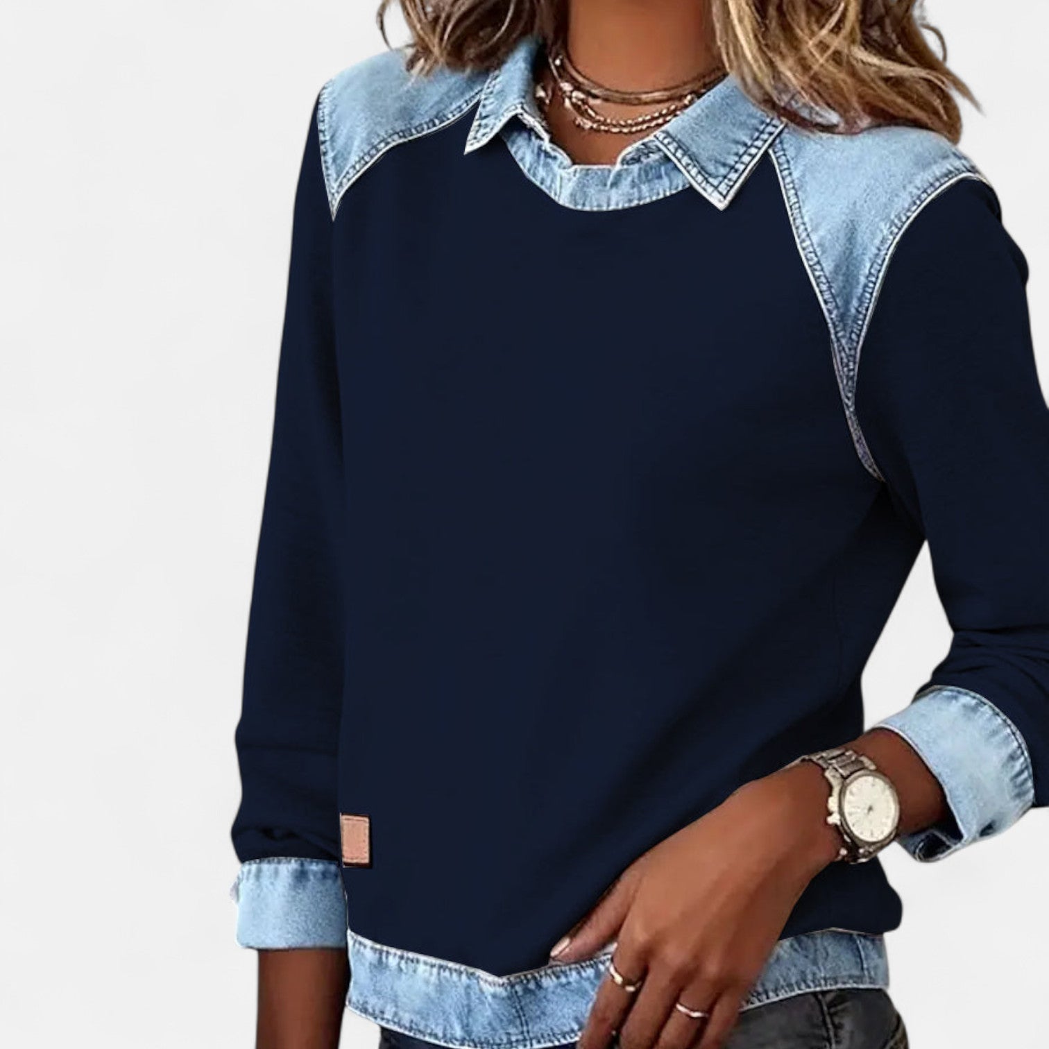 Women's Trendy Long-Sleeve Sweater, Fitted Silhouette | Sleek Modern Cut, Everyday Layer | 6 Colorways | S–3XL