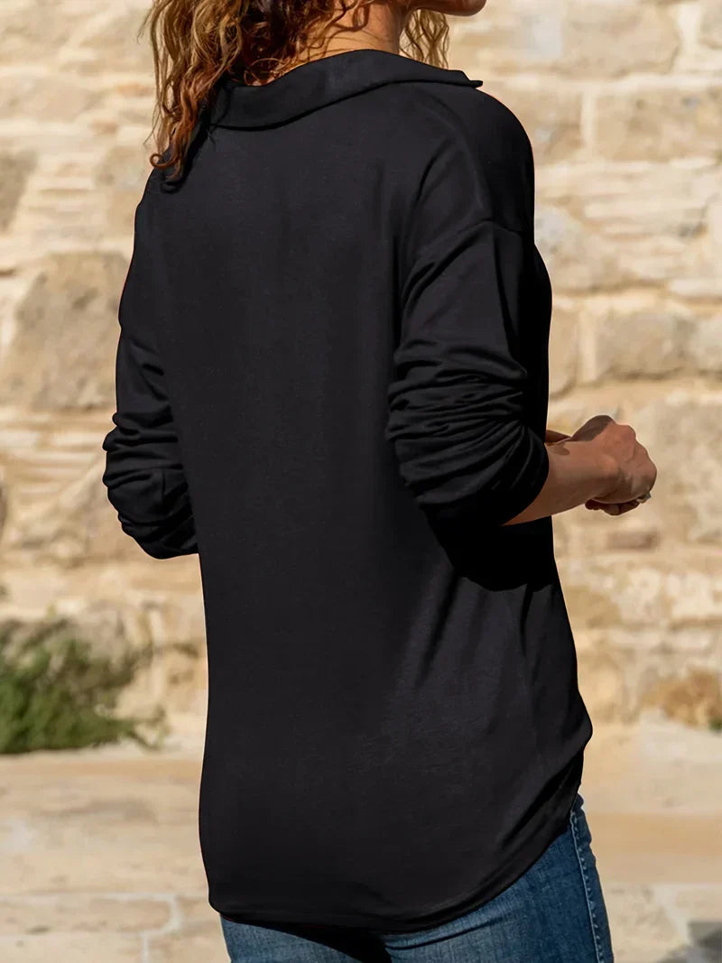 Women's Ribbed Half-Zip Sweater, Tailored Fit | Modern Sporty Neckline, Everyday Layer | 6 Colorways | 2XS–2XL