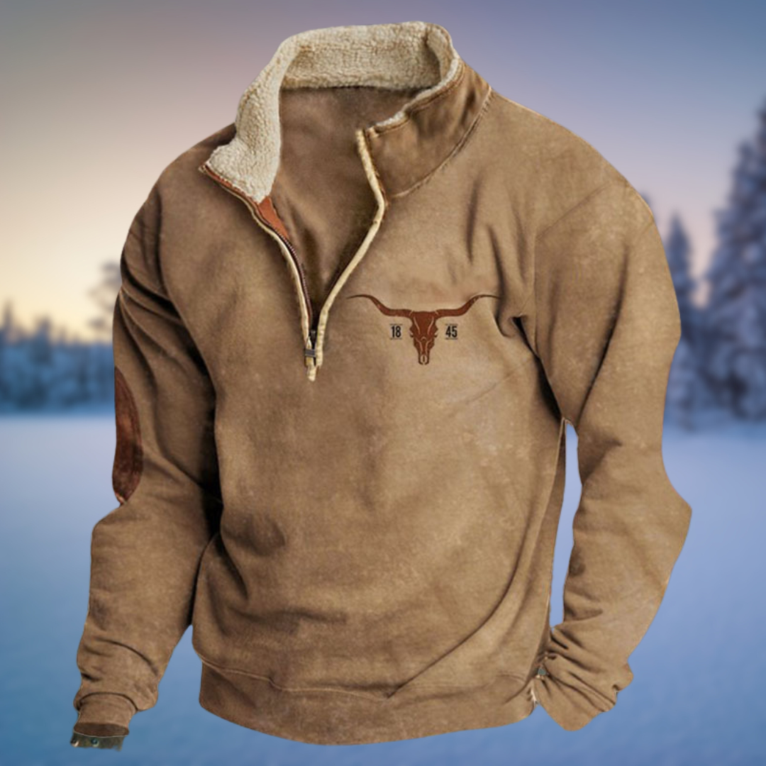 Emil | Herren Winterpullover mit Halb-Reißverschluss — Lässiger Alltags-Knit in 5 Stilen | Westmere