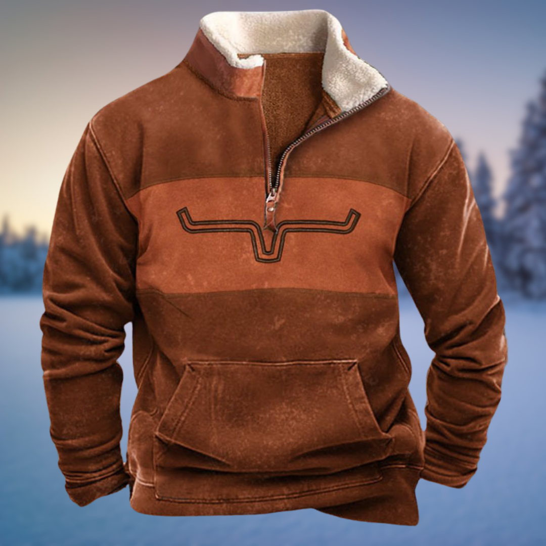 Emil | Herren Winterpullover mit Halb-Reißverschluss — Lässiger Alltags-Knit in 5 Stilen | Westmere