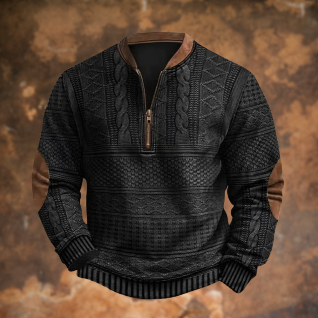 Sven | Herren Klassische Winterjacke mit Shearling-Futter — Reißverschluss-Vorderteil in 6 Farben | Westmere
