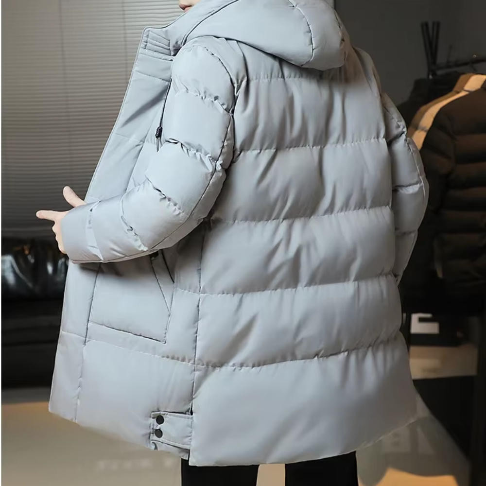Emmanuel | Elegant Long Winter Coat for Men