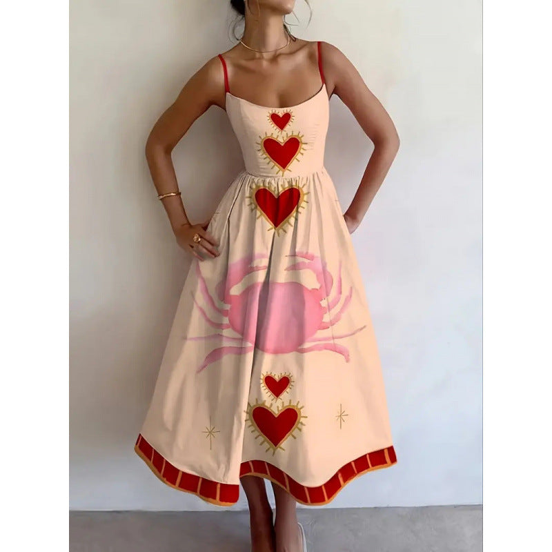 Marlowyn™ | Heart Tide Midi Dress