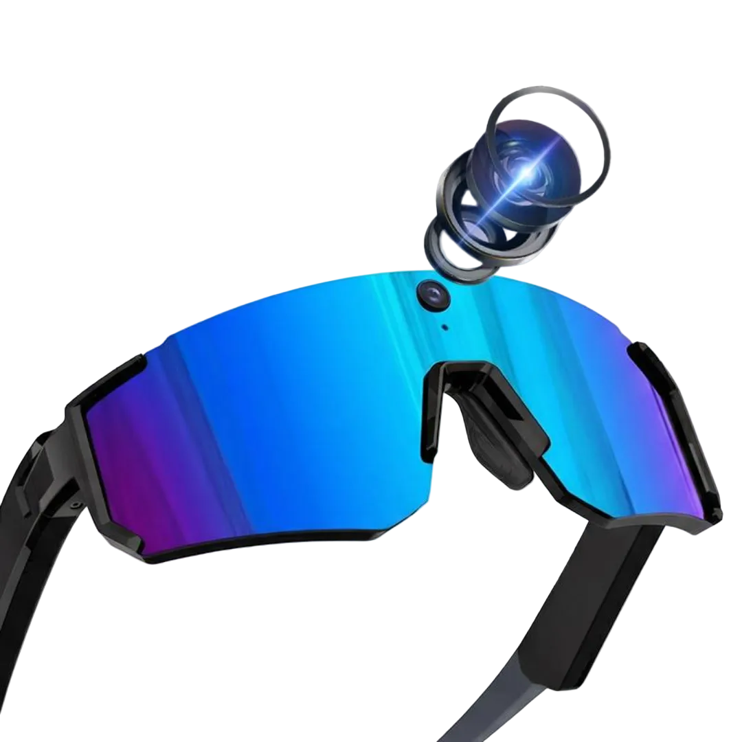 SnapVision™ – AI Smart Recording Sports Glasses