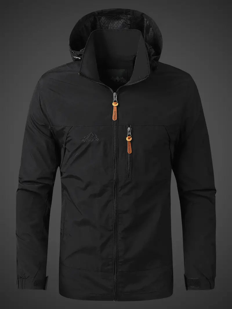 Arvin | Mens All-Weather Hooded Jacket — Hooded Outdoor Jacket in 5 Colors S–3XL | Westmere