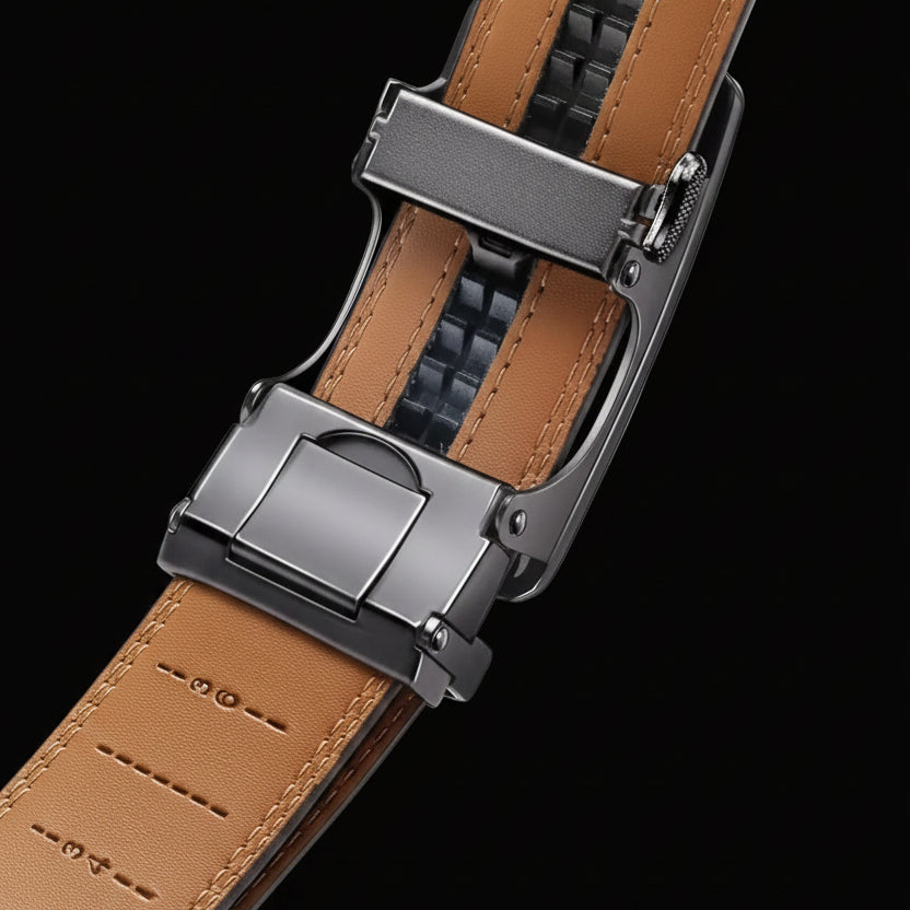 Gael™ | Leather Ratchet Belt for Men