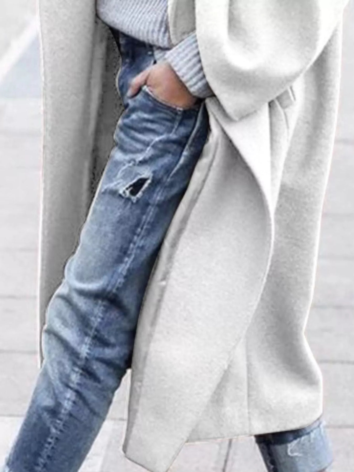 Carly Womens Oversized Long Winter Coat