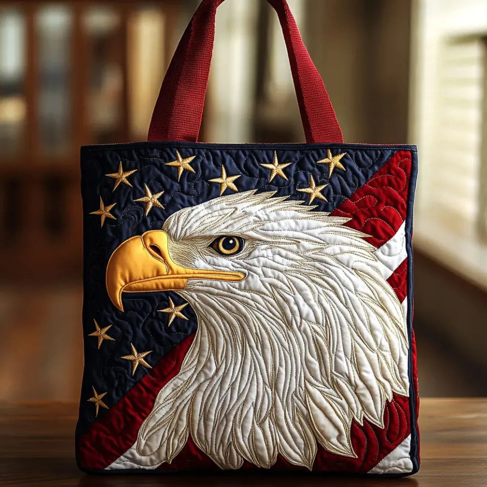 Freedom Eagle™ | Handmade Quilted Tote