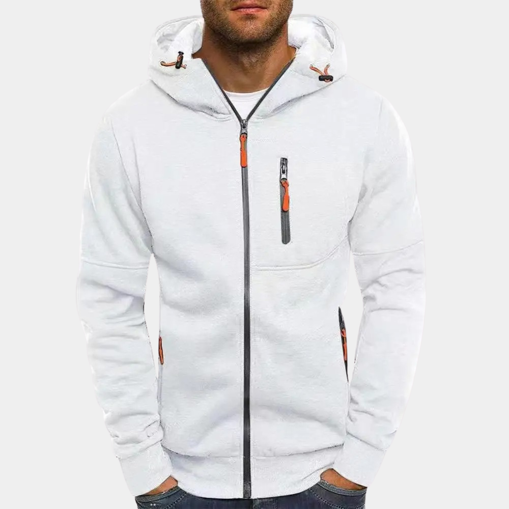 Karl | Herren Zip-Up Hoodie mit Reißverschluss — Lässig Geschnitten in 7 Farben XS–3XL | Westmere