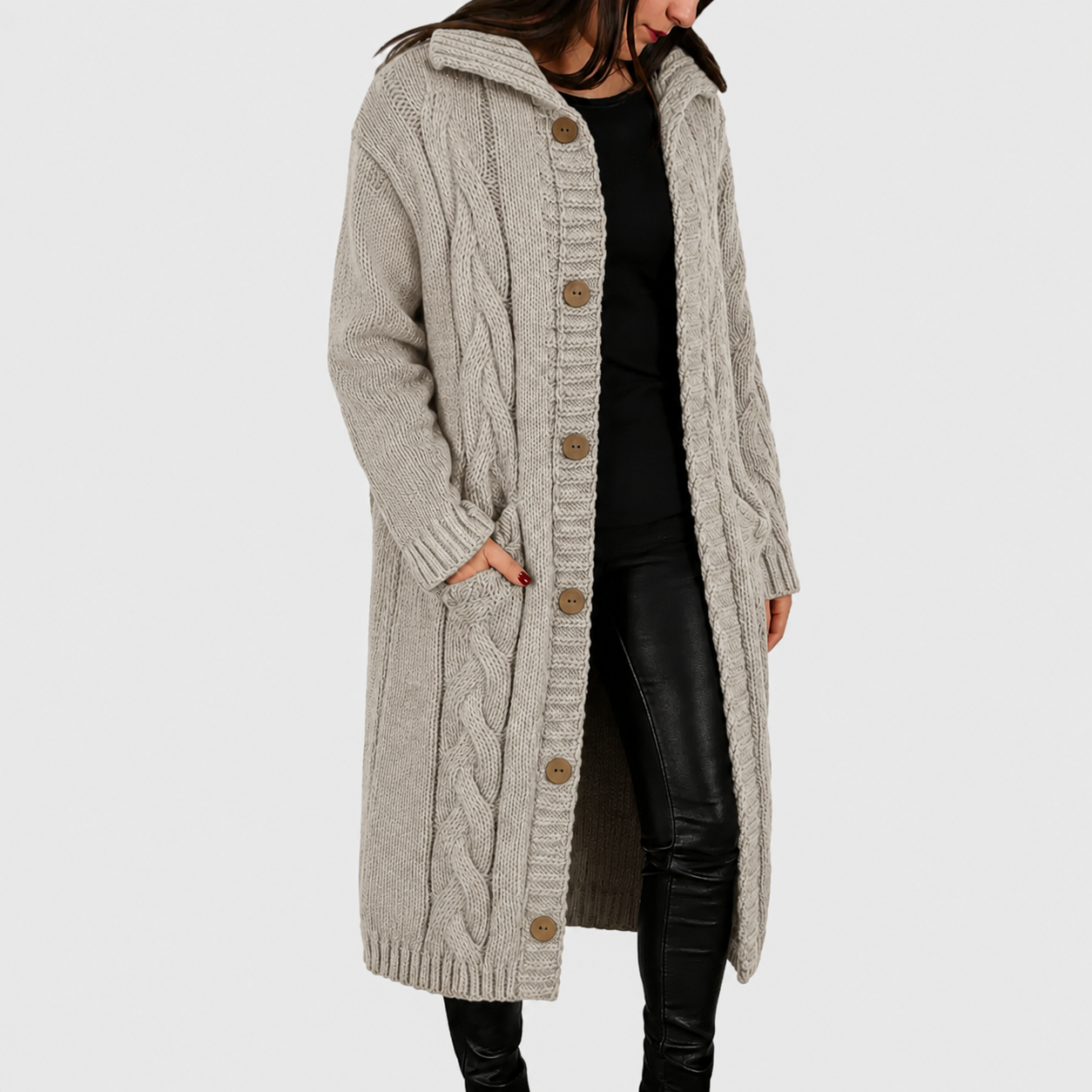 Women's Cosy Structured Coat, Layering-Ready | Flattering Drape, Timeless Everyday Cut | 8 Colorways | S–5XL