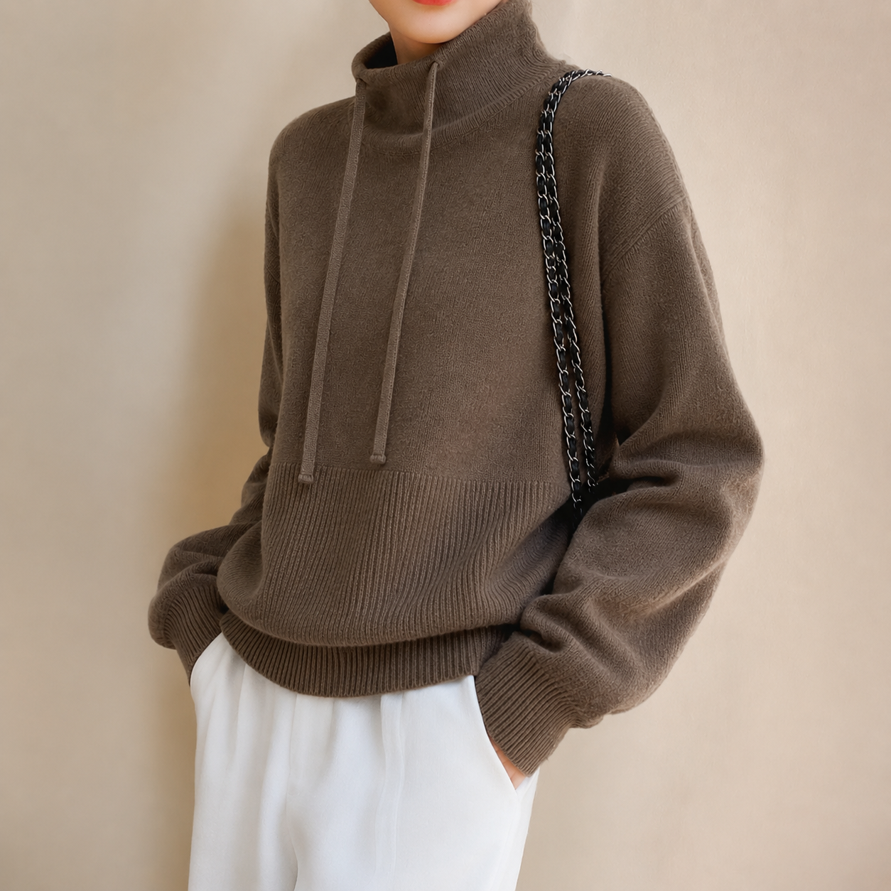 Women's Warm Sleek Sweater, Cozy Layer | Modern Flattering Cut, All-Season Wear | Green, Brown, Dark Blue or Blue | S–2XL