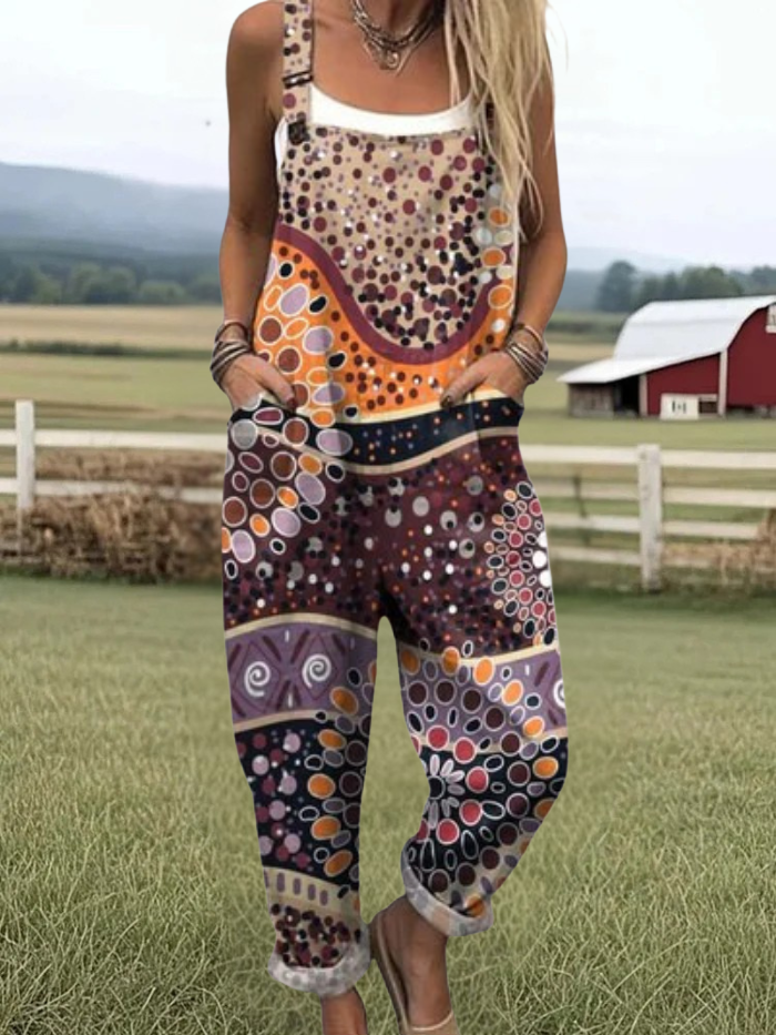 Ellie™ | Geometric Pattern Jumpsuit