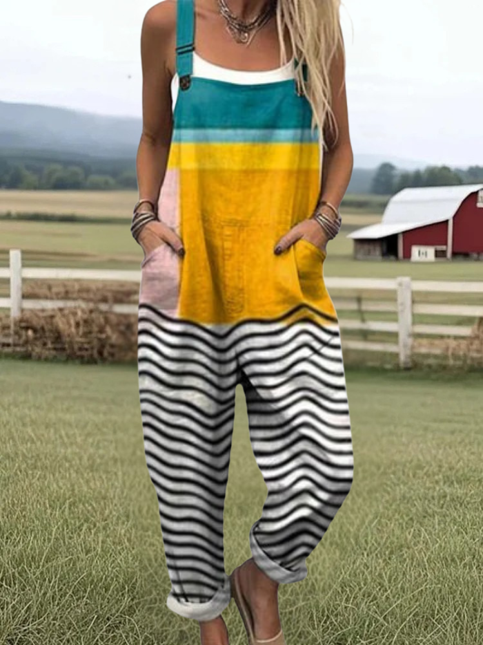 Abilene™ | Geometric Art Jumpsuit