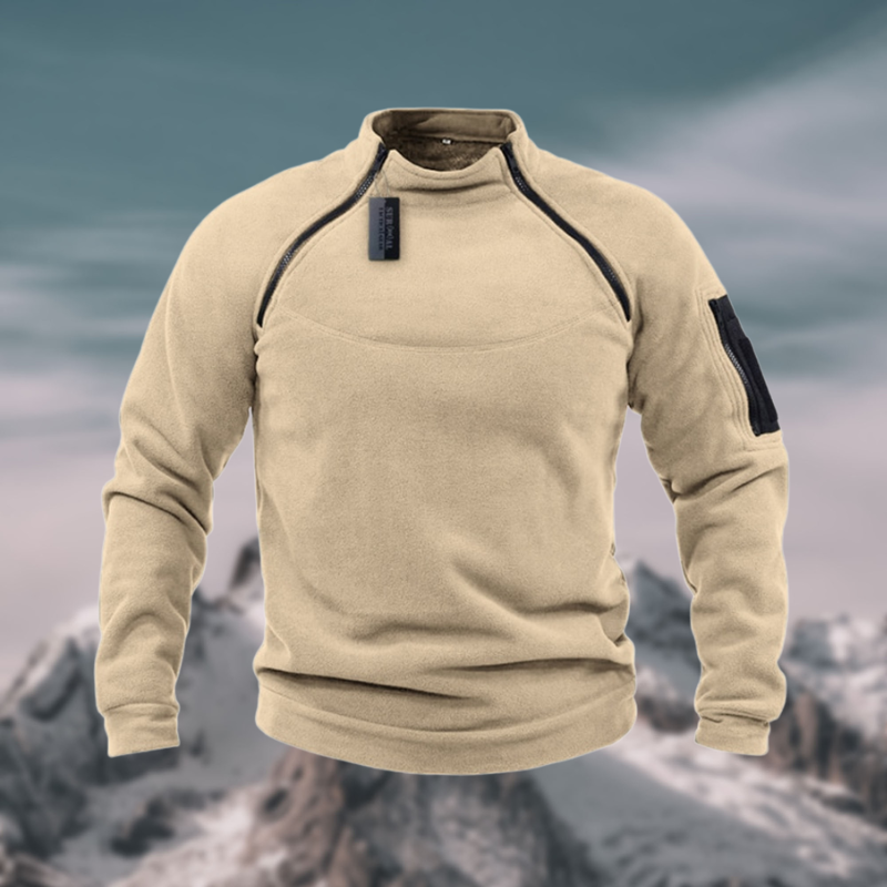 Friedrich | Herren Frühling Viertelzip Pullover — Stehkragen Leichter Strick in 5 Farben | Westmere