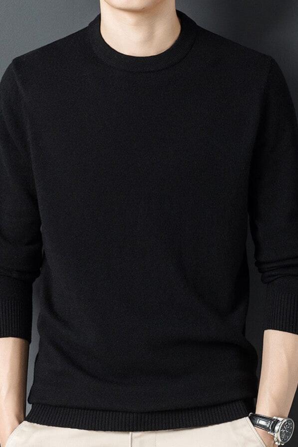 Edgar | Herren Warmer Langarm-Pullover — Lockere Passform Freizeit-Basic in 6 Farben | Westmere