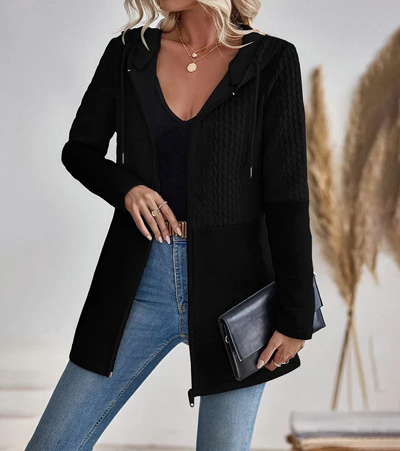Women's Zip-Up Hoodie, Full-Length Zipper | Soft Breathable Design, Relaxed Layering Fit | 4 Colorways | S–5XL