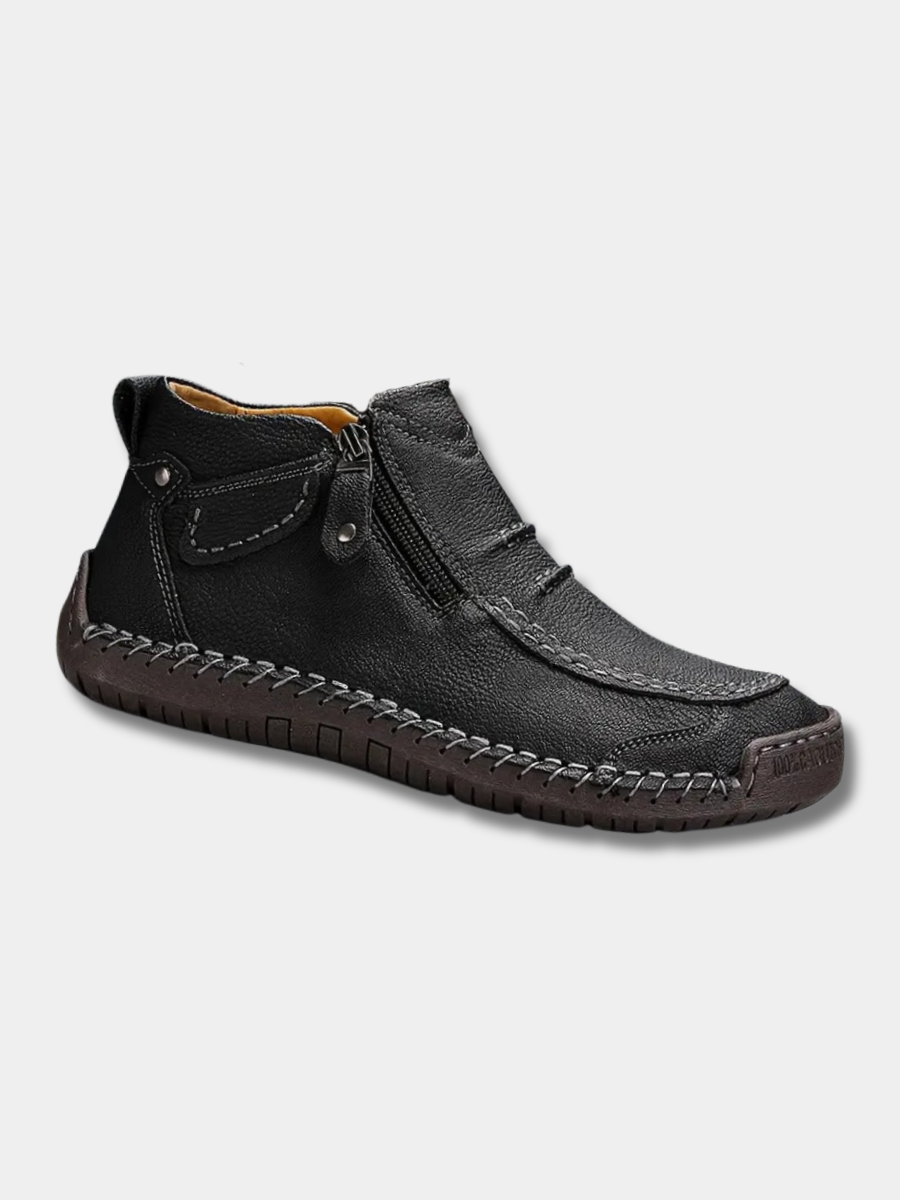 Carl Mens Ankle Boots with Side Zip