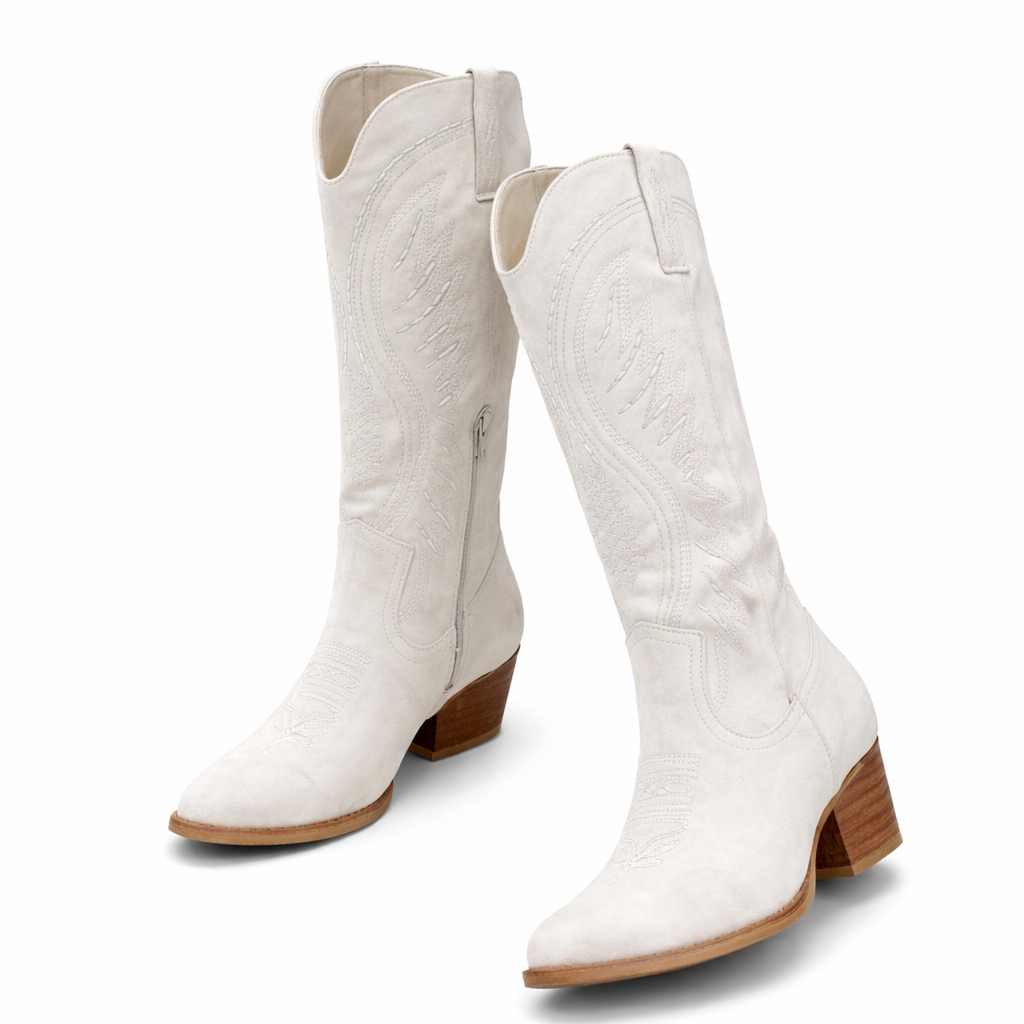 Kelli Womens Embroidered Cowboy Boots