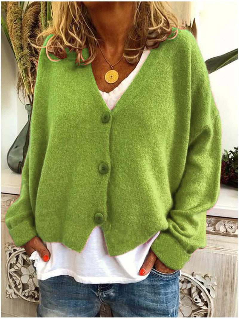 Women's Warm Cardigan, Effortless Layering | Lightweight Soft-Touch Warmth, Draped Fit | 6 Colorways | S–3XL