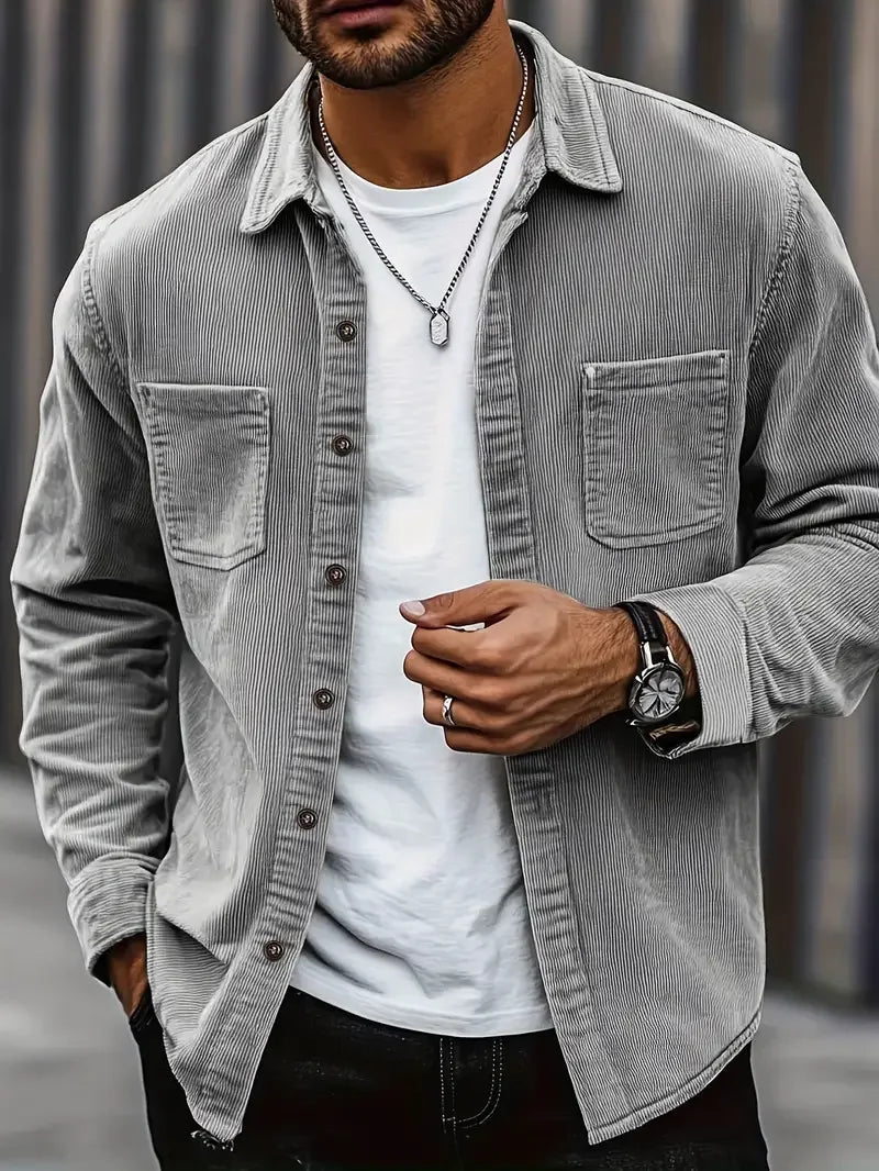 Bendix | Herren Hemdjacke mit Brusttaschen und Knopfleiste — Shirt-Jacket in 4 Farben S–2XL | Westmere