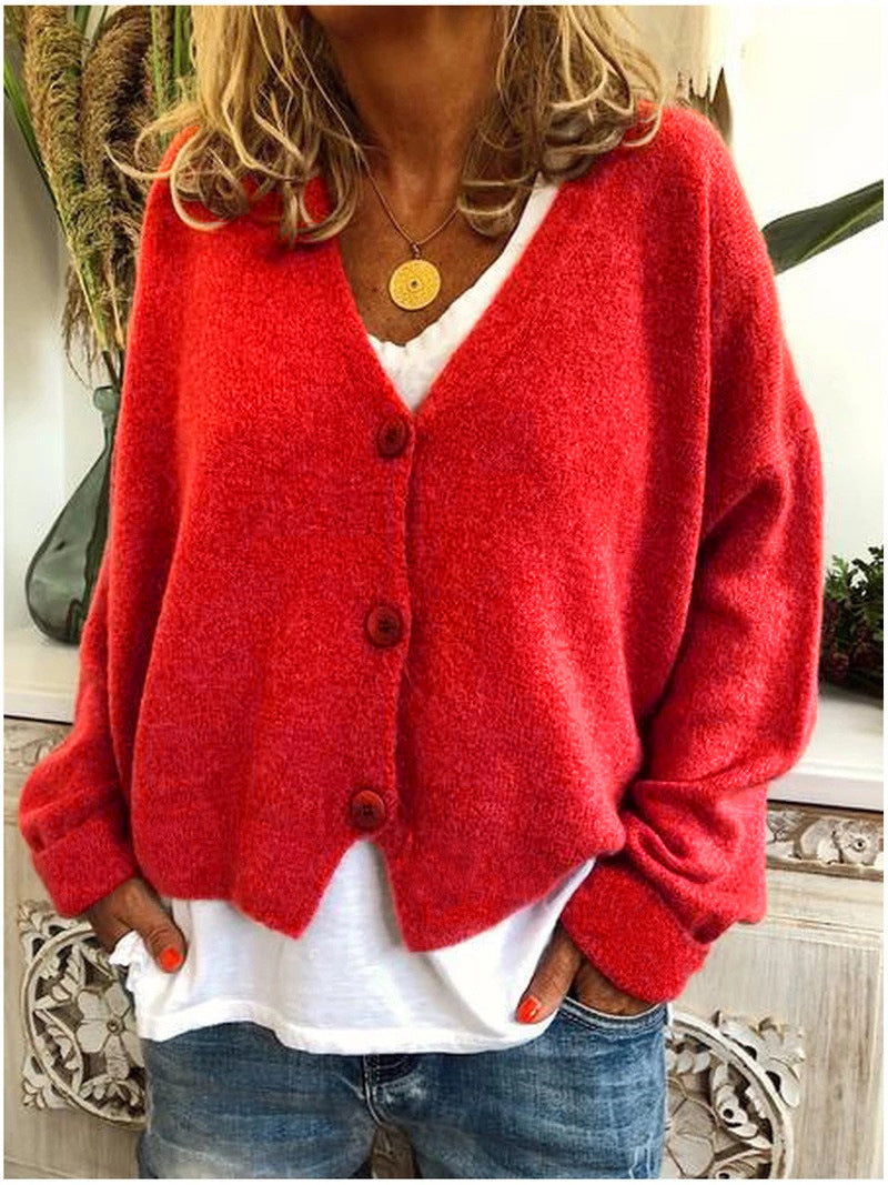 Women's Knit Cardigan, Lightweight Layering | Flattering Drape, Everyday Essential | 13 Colorways | S–3XL