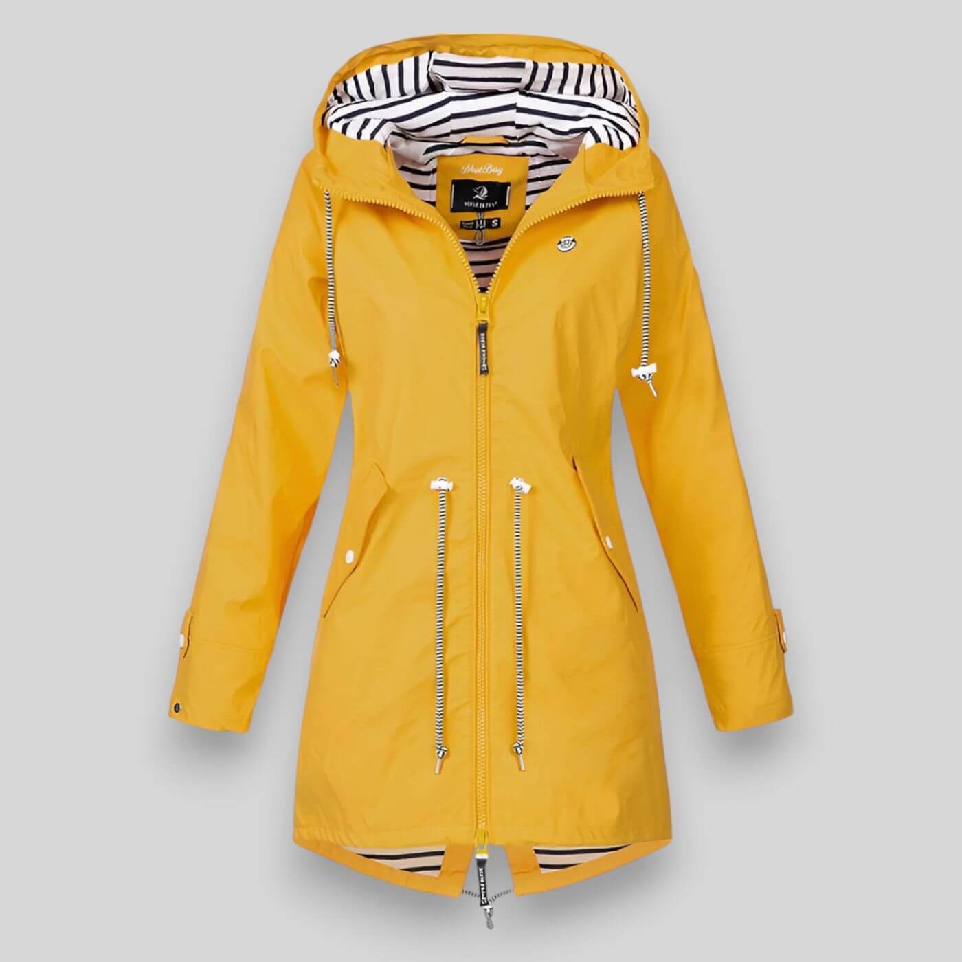 Women's Waterproof Jacket, Lightweight Build | Adjustable Hood & Waist, Water-Repellent Fabric | 6 Colorways | S–5XL