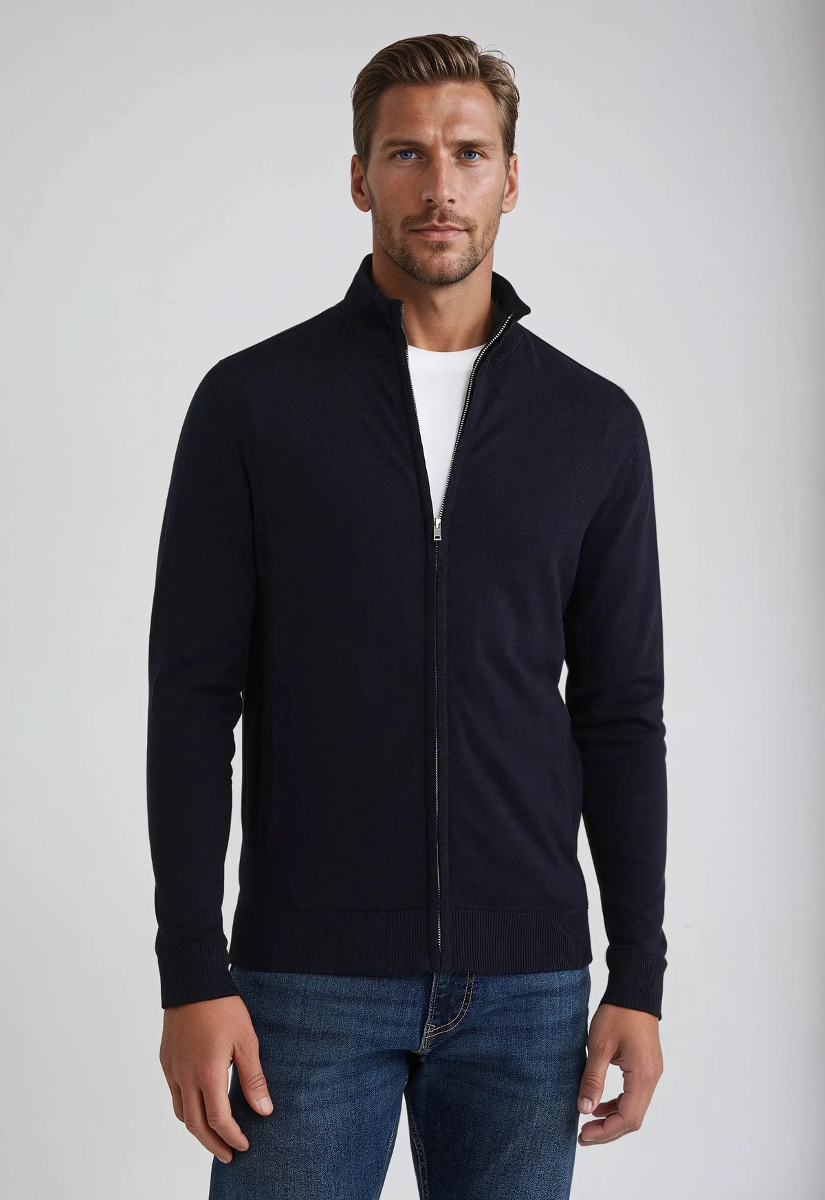 Gunnar | Herren Sweatshirt Rundhalsausschnitt — Modern Geschnittener Langarm-Klassiker in 4 Farben | Westmere