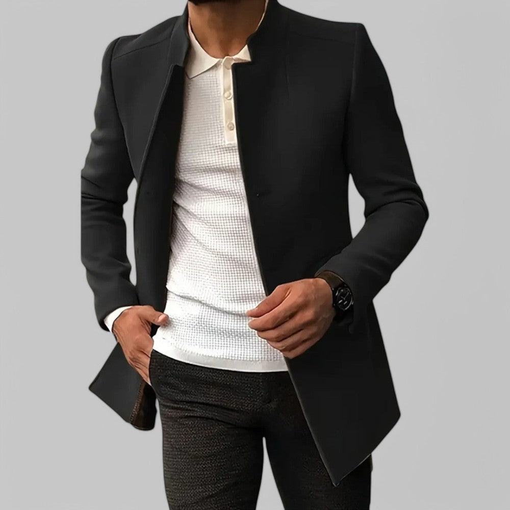 Elias | Herren Frühjahrs Casual Mantel — Leichter Übergangsmantel mit Fronttaschen in 5 Farben | Westmere
