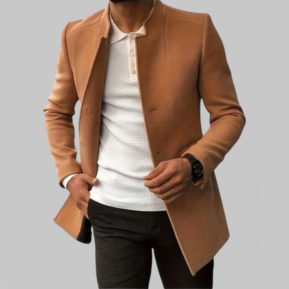 Elias | Herren Frühjahrs Casual Mantel — Leichter Übergangsmantel mit Fronttaschen in 5 Farben | Westmere