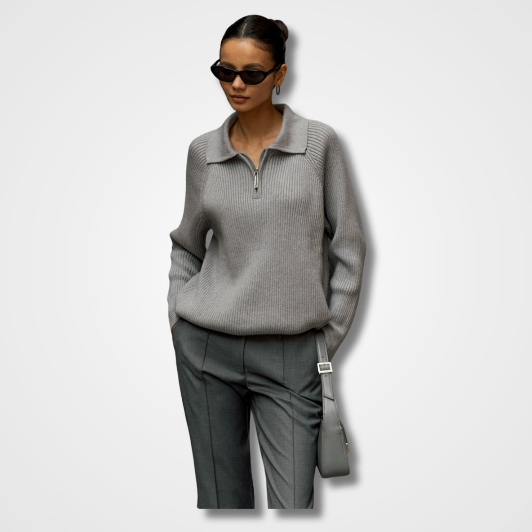 Women's Everyday Sweater, Soft-Touch Design | Flattering Relaxed Drape, Timeless Layer | 4 Colorways | S–L