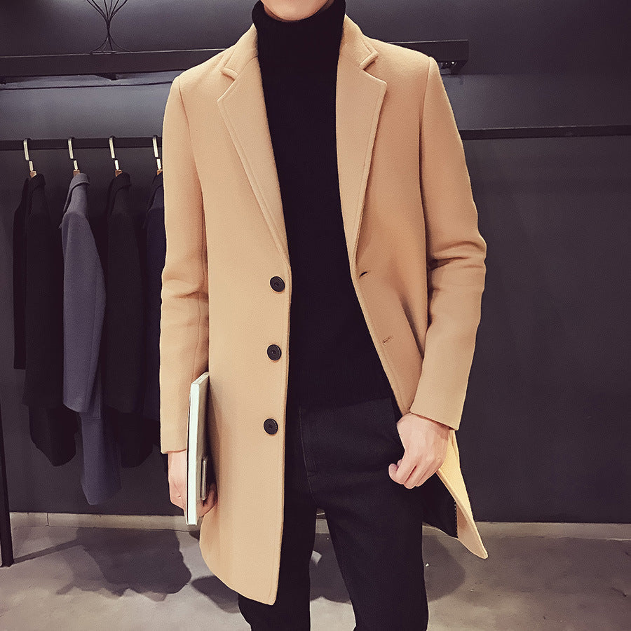Dietmar | Herren Einreiher-Mantel mit schmaler Silhouette — Slim Wintermantel in 6 Farben | Westmere
