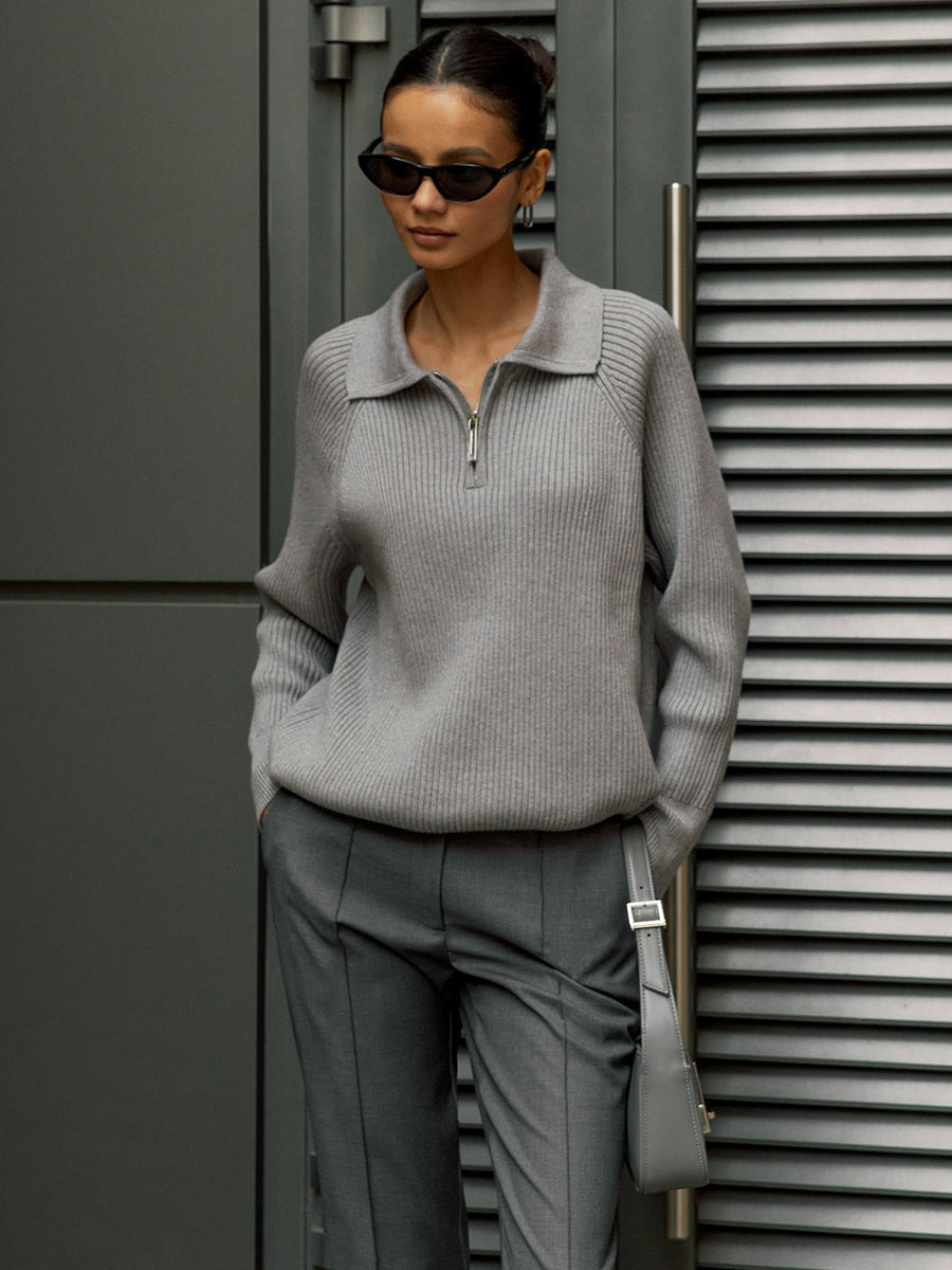 Women's Everyday Sweater, Soft-Touch Design | Flattering Relaxed Drape, Timeless Layer | 4 Colorways | S–L