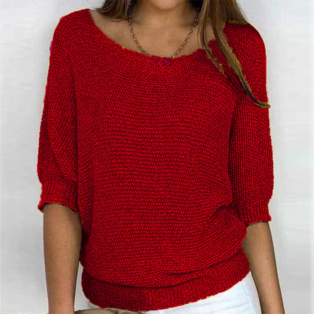 Women's Soft Comfort Sweater, Flattering Cut | Breathable All-Day Warmth, Minimalist Design | 9 Colorways | S–2XL