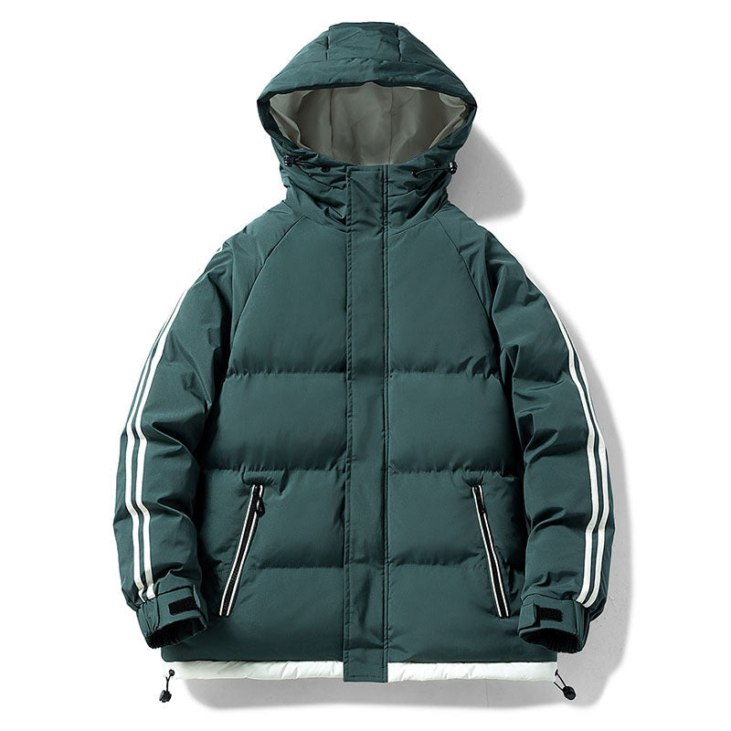 Gustav | Herren Daunenjacke mit Kontraststreifen — Sport-Look Puffer in 4 Farben M–3XL | Westmere