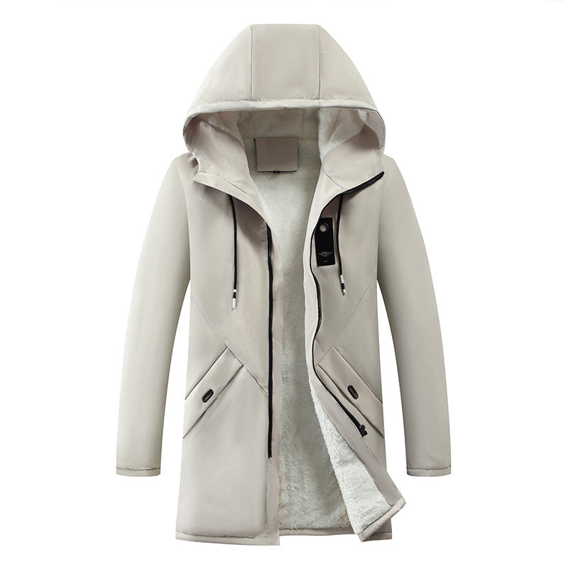Rüdiger | Herren Parka mit Kordelzugkapuze — Verdeckter Reißverschluss in 4 Farben M–3XL | Westmere