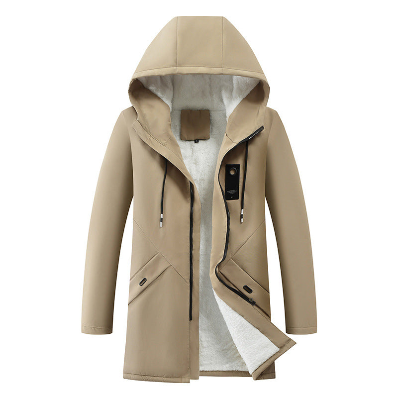 Rüdiger | Herren Parka mit Kordelzugkapuze — Verdeckter Reißverschluss in 4 Farben M–3XL | Westmere