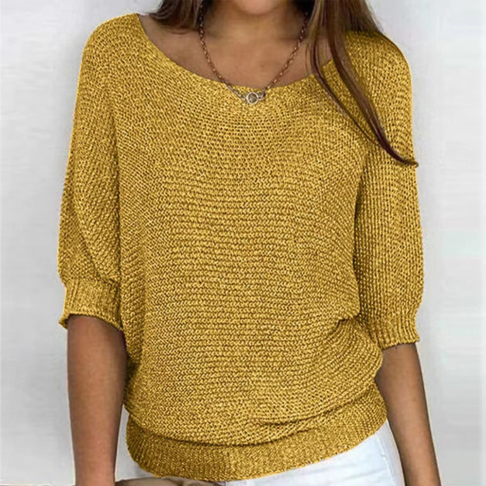 Women's Soft Comfort Sweater, Flattering Cut | Breathable All-Day Warmth, Minimalist Design | 9 Colorways | S–2XL