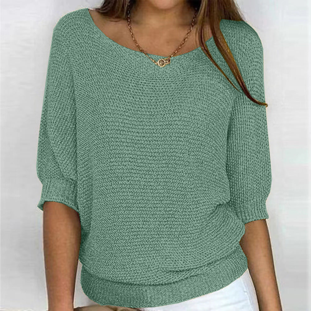 Women's Soft Comfort Sweater, Flattering Cut | Breathable All-Day Warmth, Minimalist Design | 9 Colorways | S–2XL