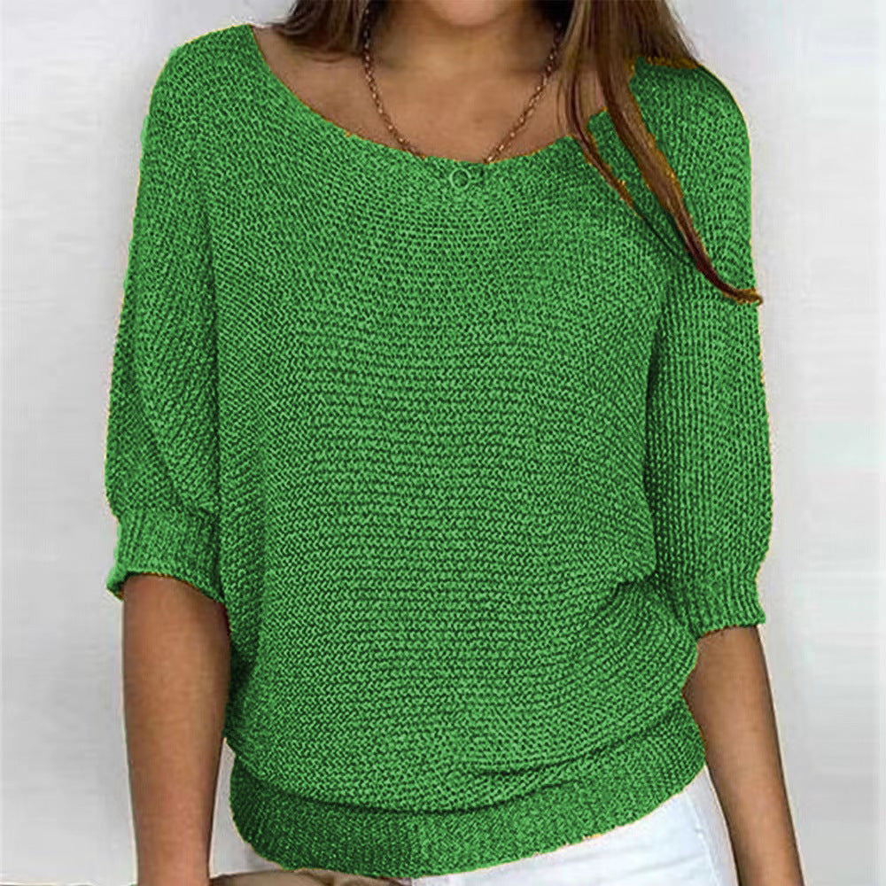 Women's Soft Comfort Sweater, Flattering Cut | Breathable All-Day Warmth, Minimalist Design | 9 Colorways | S–2XL