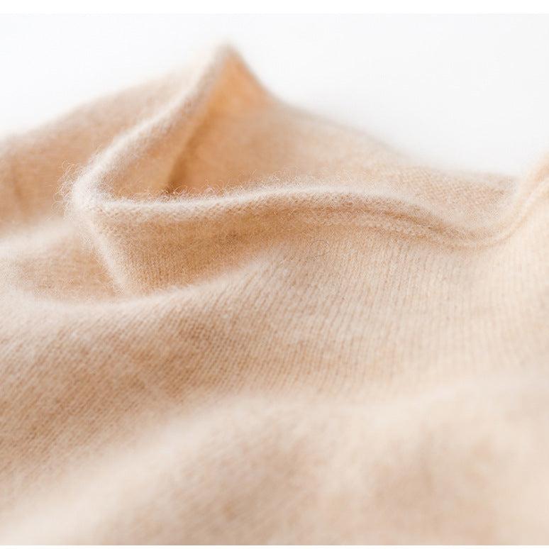 Victoria Womens Cashmere Blend Turtleneck Sweater, Slim Fit