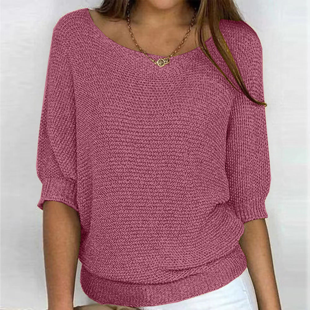 Women's Soft Comfort Sweater, Flattering Cut | Breathable All-Day Warmth, Minimalist Design | 9 Colorways | S–2XL