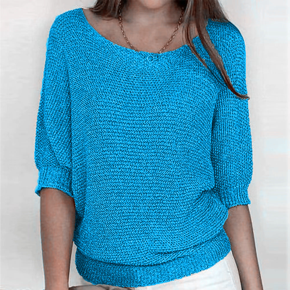 Women's Soft Comfort Sweater, Flattering Cut | Breathable All-Day Warmth, Minimalist Design | 9 Colorways | S–2XL