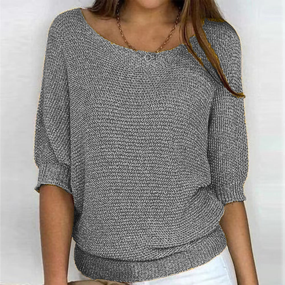 Women's Soft Comfort Sweater, Flattering Cut | Breathable All-Day Warmth, Minimalist Design | 9 Colorways | S–2XL